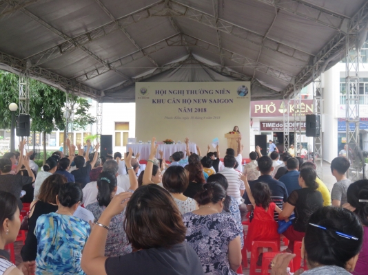 MY HOUSE ĐỒNG HÀNH CÙNG HỘI NGHỊ THƯỜNG NIÊN CHUNG CƯ NEW SÀI GÒN