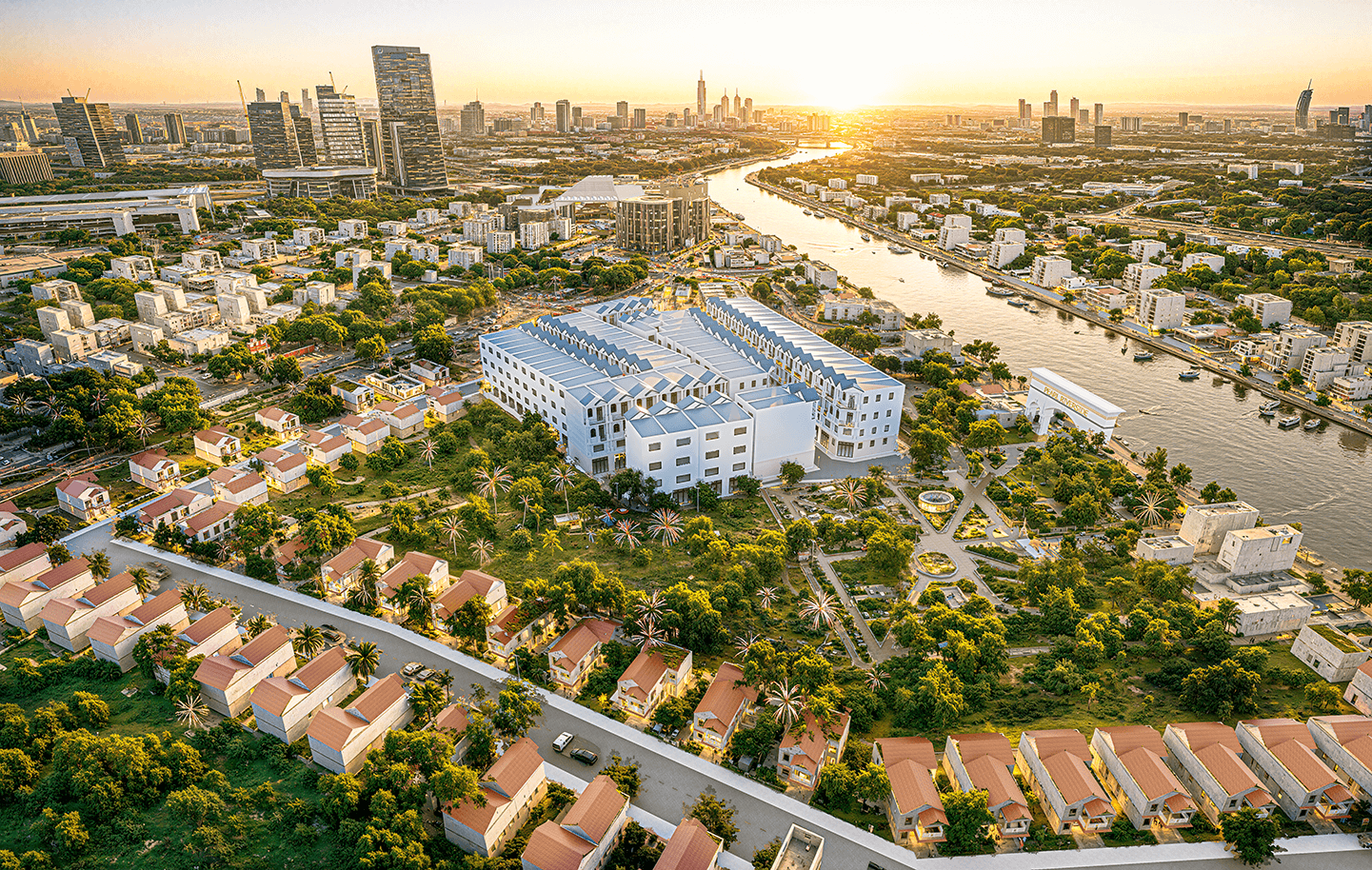 Khu nhà phố The Pearl Riverside