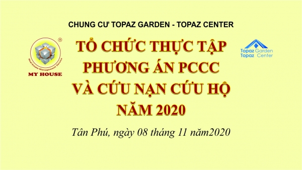 DIỄN TẬP PCCC TẠI CHUNG CƯ TOPAZ GARDEN – TOPAZ CENTER