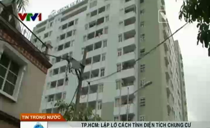 Lập lờ cách tính diện tích chung cư