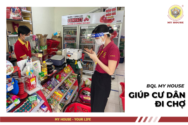 CƯ DÂN ĐẶT HÀNG, BQL MY HOUSE ĐI CHỢ