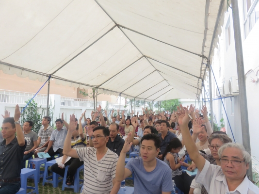 MY HOUSE ĐỒNG HÀNH CÙNG HỘI NGHỊ CHUNG CƯ LẦN 2 KHỐI C – RUBY PRENCINCT – CELADON CITY