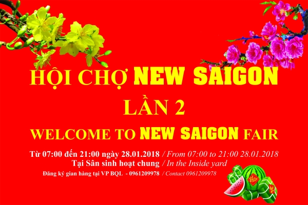 Hội chợ NEW SAIGON lần 2 đã tổ chức thành công tại Khu căn hộ NEW SAIGON
