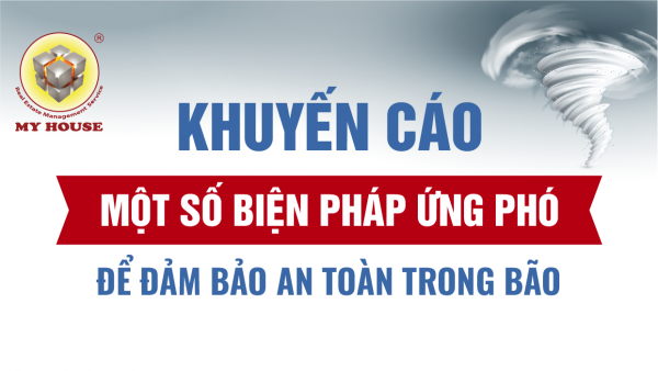 MY HOUSE KHUYẾN CÁO ỨNG PHÓ BÃO RAGASA