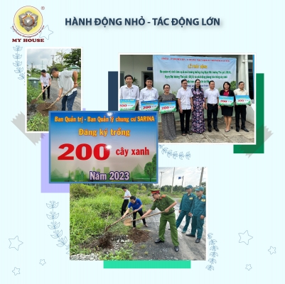 MY HOUSE THAM GIA CHIẾN DỊCH: “TUYÊN TRUYỀN, PHÁT ĐỘNG CÁC HOẠT ĐỘNG BẢO VỆ MÔI TRƯỜNG”