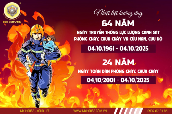 Nhiệt liệt Hưởng ứng 64 năm Ngày Truyền thống Cảnh sát PCCC & CNCH và 24 năm Ngày Toàn dân PCCC (04/10/2025)