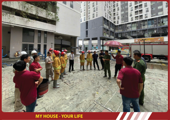 KÝ NĂNG PHÒNG CHÁY CHỮA CHÁY – SKY9 TỔ CHỨC BUỔI THỰC TẬP AN TÀON PCCC & CNCH SÁT THỰC TẾ