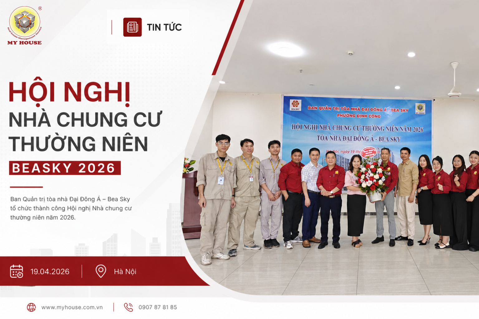 HỘI NGHỊ NHÀ CHUNG CƯ THƯỜNG NIÊN BEASKY 2026: TĂNG CƯỜNG KẾT NỐI – ĐỒNG THUẬN – PHÁT TRIỂN BỀN VỮNG