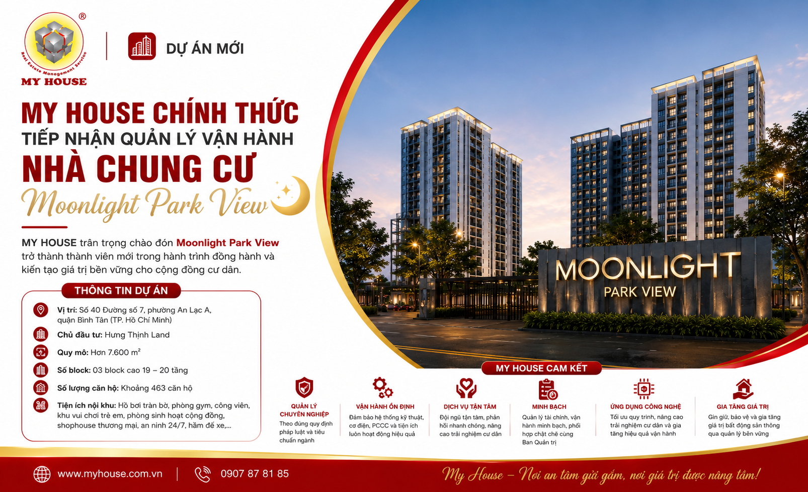 MOONLIGHT PARK VIEW – DỰ ÁN MỚI ĐỒNG HÀNH CÙNG MY HOUSE