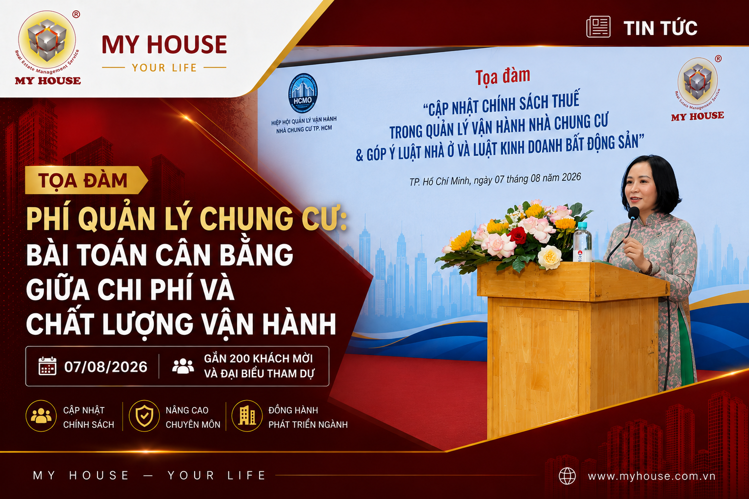 PHÍ QUẢN LÝ CHUNG CƯ: BÀI TOÁN CÂN BẰNG GIỮA CHI PHÍ VÀ CHẤT LƯỢNG VẬN HÀNH