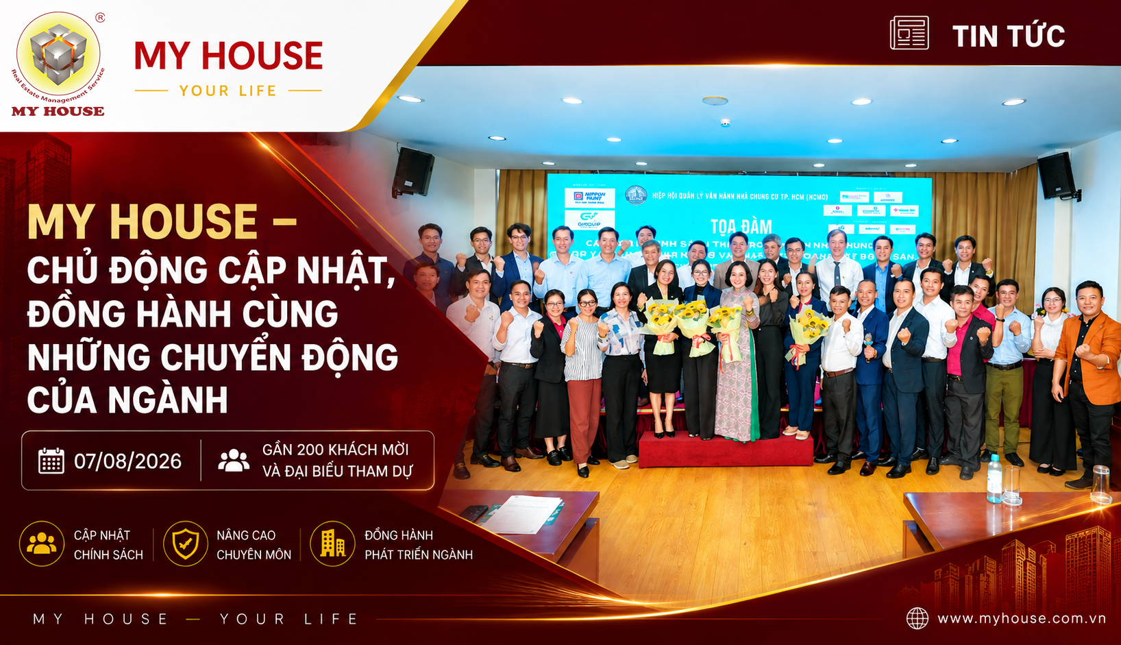 MY HOUSE – CHỦ ĐỘNG CẬP NHẬT, ĐỒNG HÀNH CÙNG NHỮNG CHUYỂN ĐỘNG CỦA NGÀNH