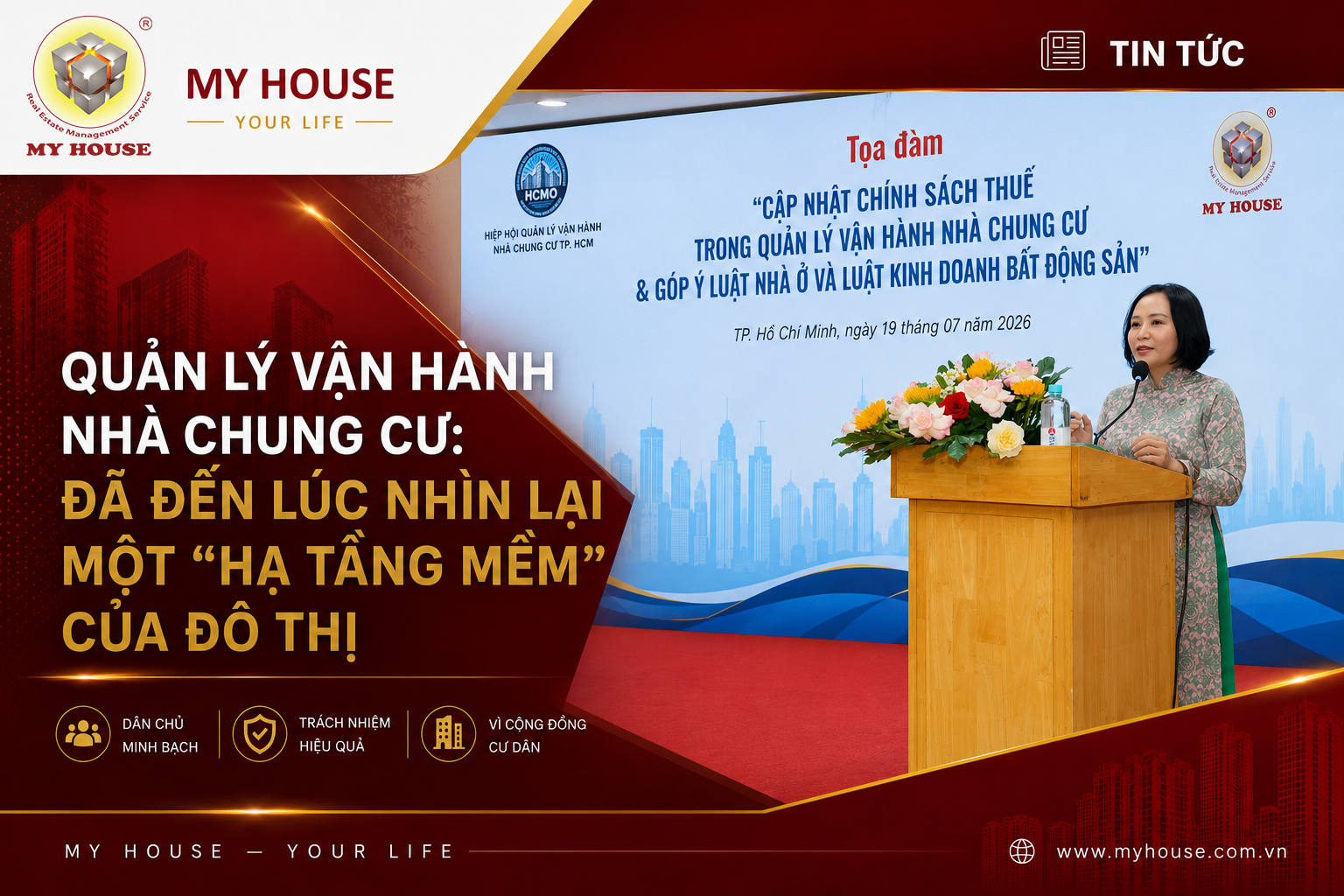 QUẢN LÝ VẬN HÀNH NHÀ CHUNG CƯ: ĐÃ ĐẾN LÚC NHÌN LẠI MỘT “HẠ TẦNG MỀM” CỦA ĐÔ THỊ